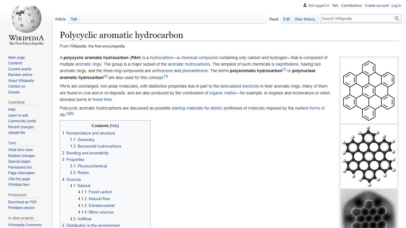 Polycyclic aromatic hydrocarbon - Wikipedia